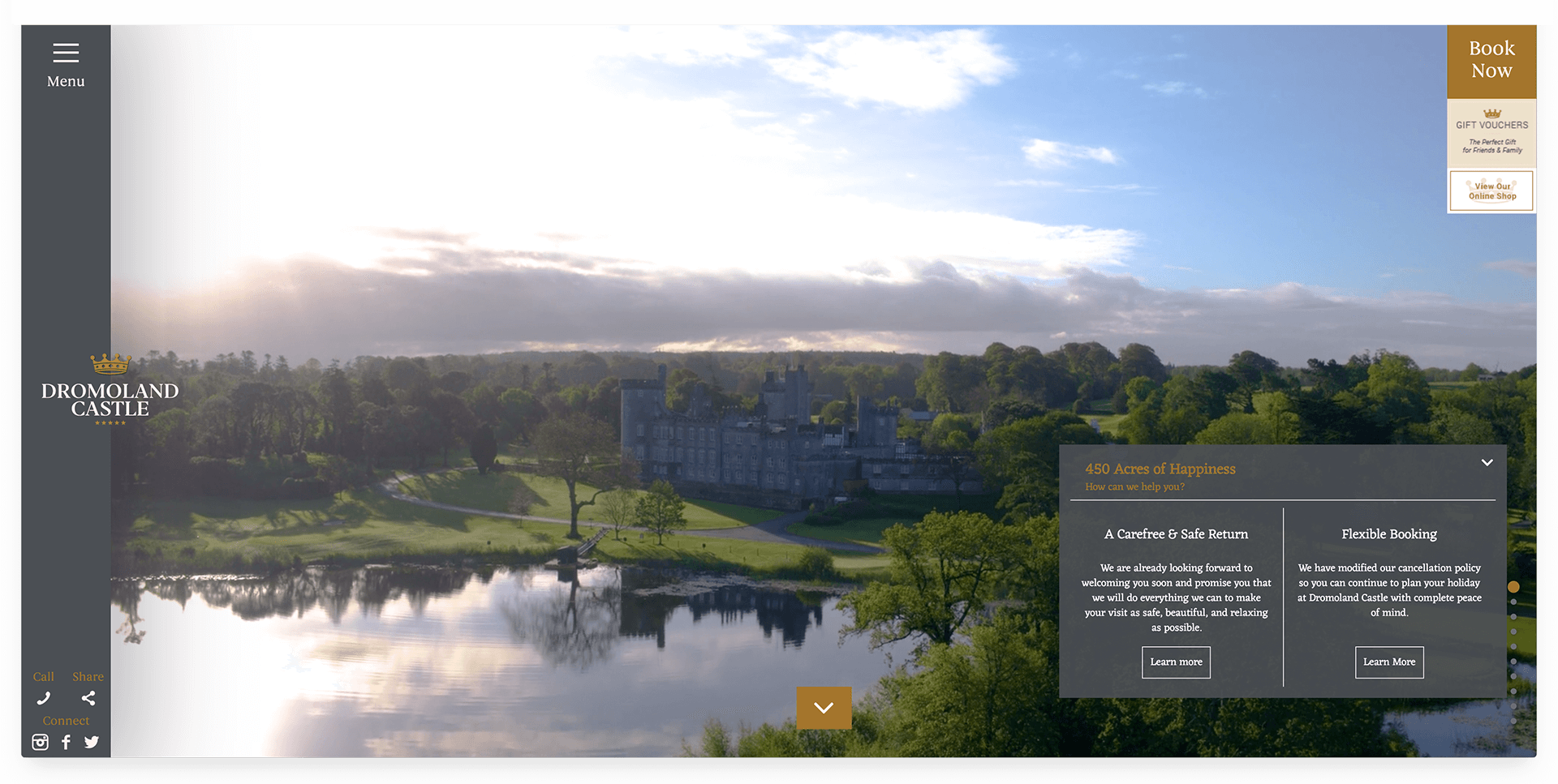 Dromoland Castle Website